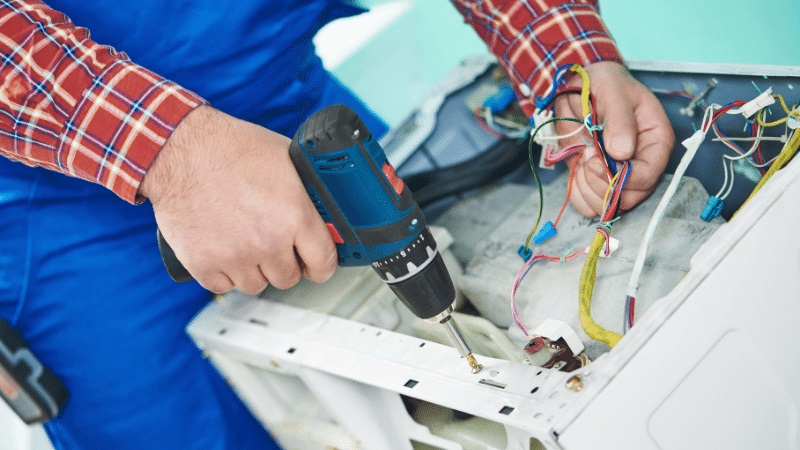 Güngören Samsung Samsung çamaşır makinesi kart tamiri – Su almama arızası orijinal parça ile giderildi. - Teknik servis örneği